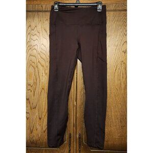 Ladies Brown Velocity Active Wear Yoga Running Pants Size M